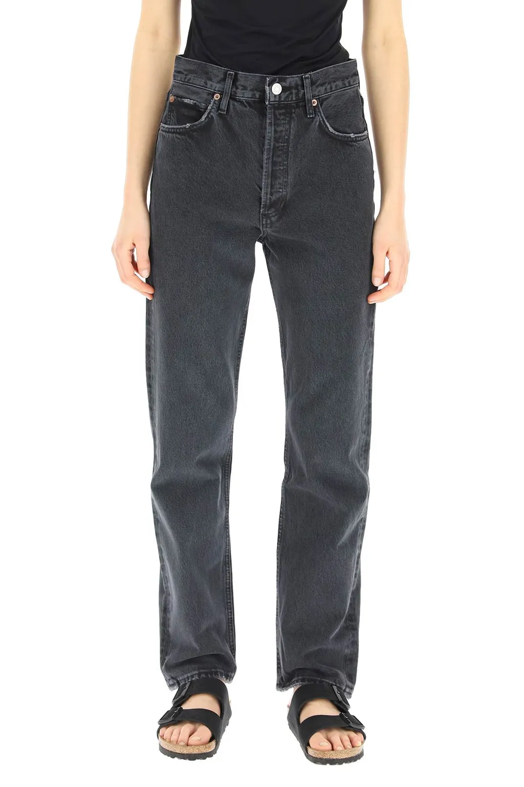 '90S Pinch Waist Straight-Leg Jeans