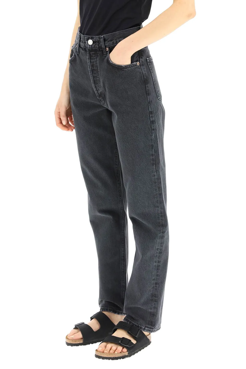 '90S Pinch Waist Straight-Leg Jeans