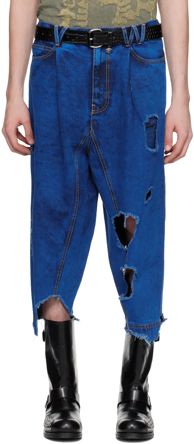 Pierced Detail Jeans