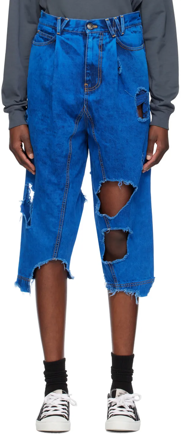 Pierced Detail Jeans