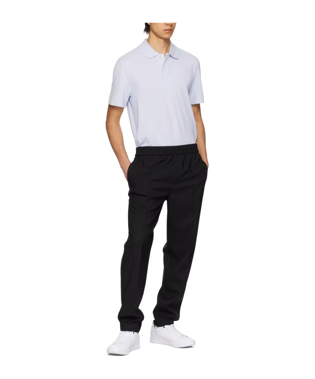 Lapel Short-Sleeved Polo Shirt
