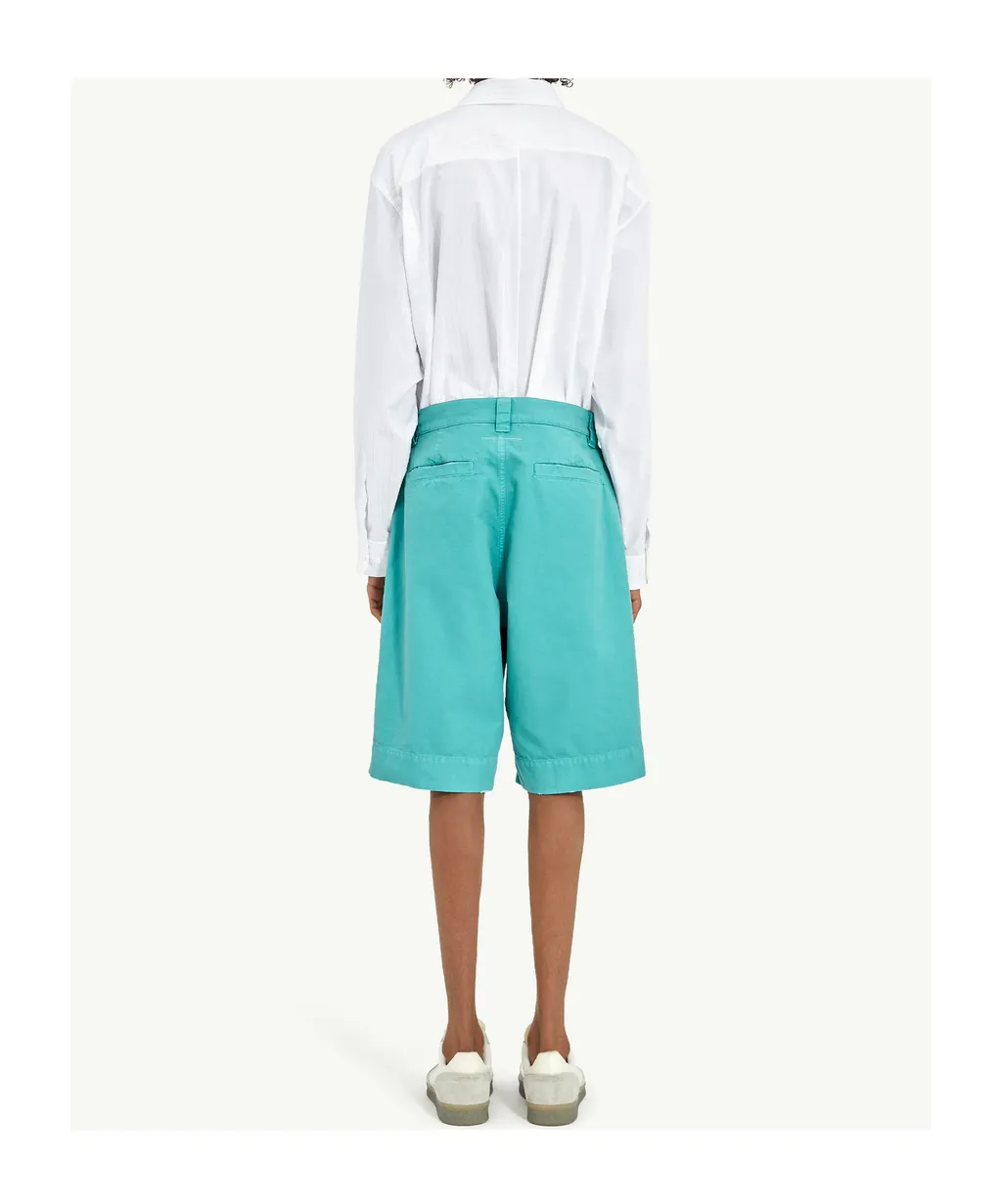Cotton Canvas Shorts