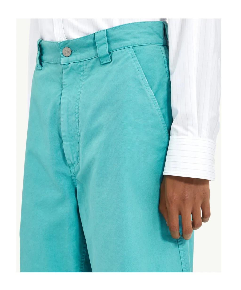 Cotton Canvas Shorts