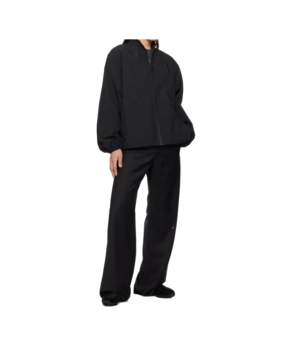 Metal-Detailing Loose-Fit Trousers