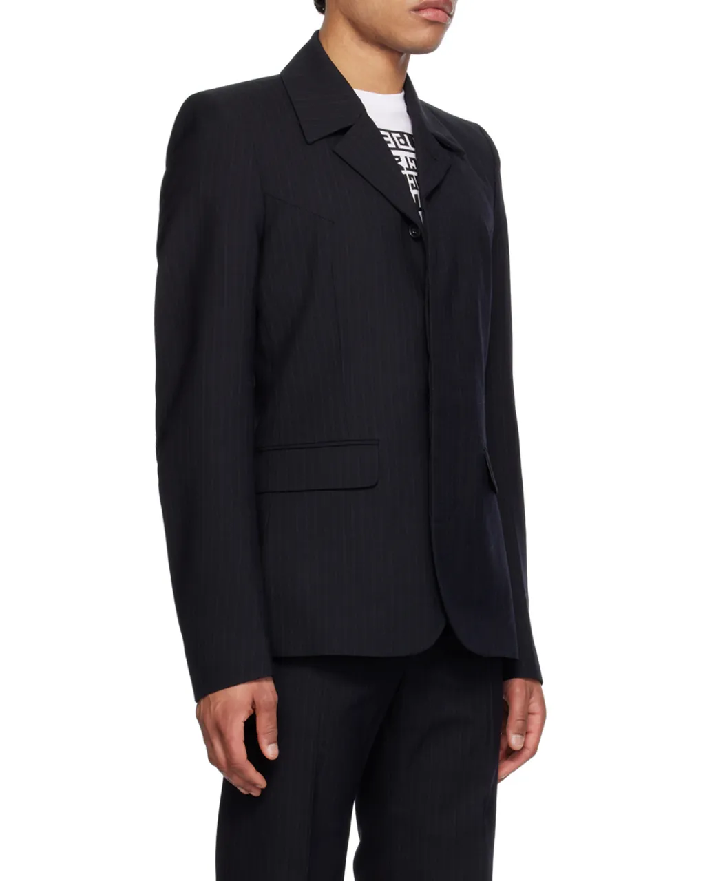 Long-Sleeved Suit Coat