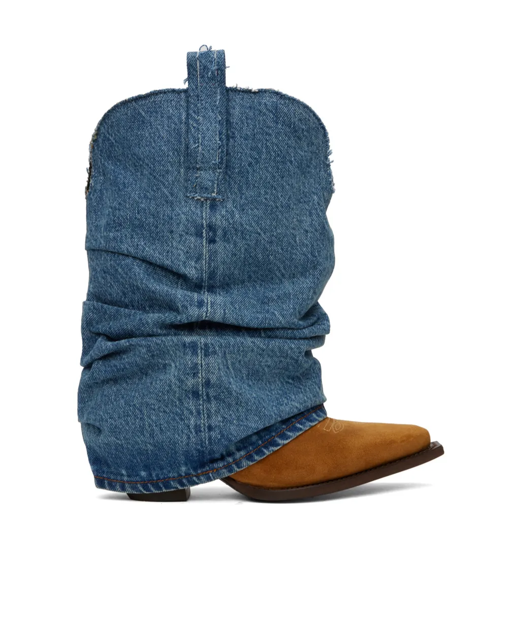 Square Toe Mid-Calf Boots