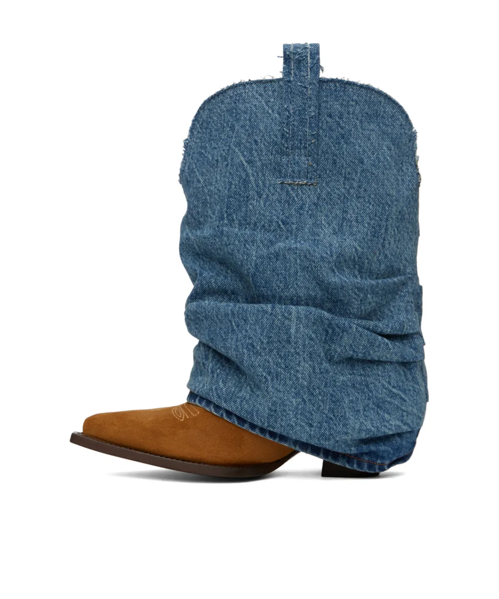 Square Toe Mid-Calf Boots