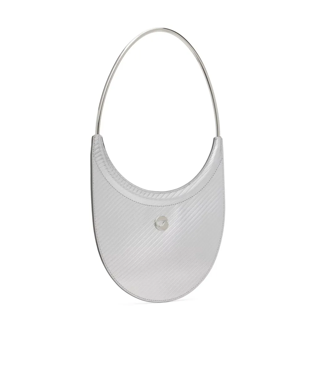 Ring Swipe Leather Shoulder Bag
