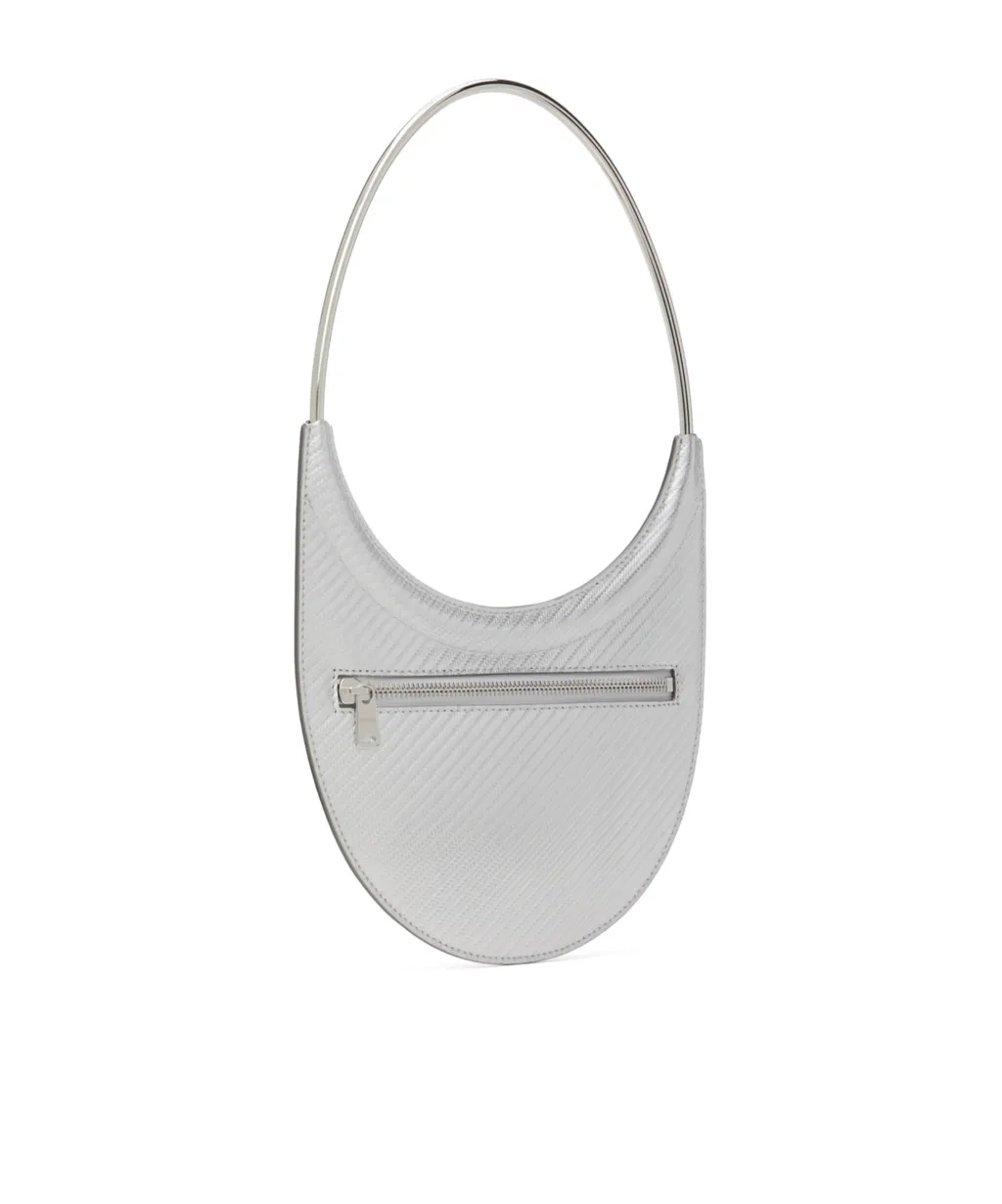 Ring Swipe Leather Shoulder Bag