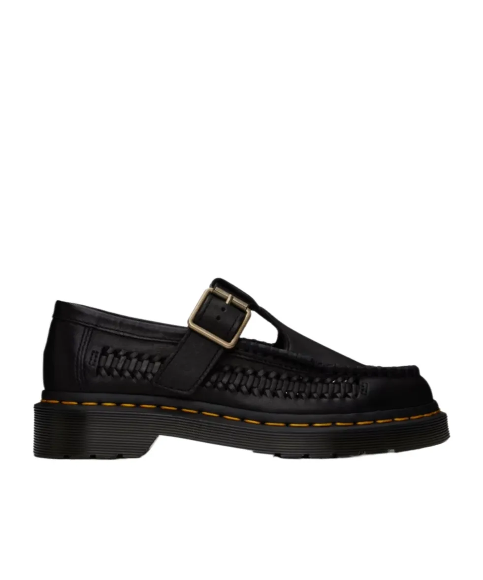 Pin Buckle Strap Loafers With Upper