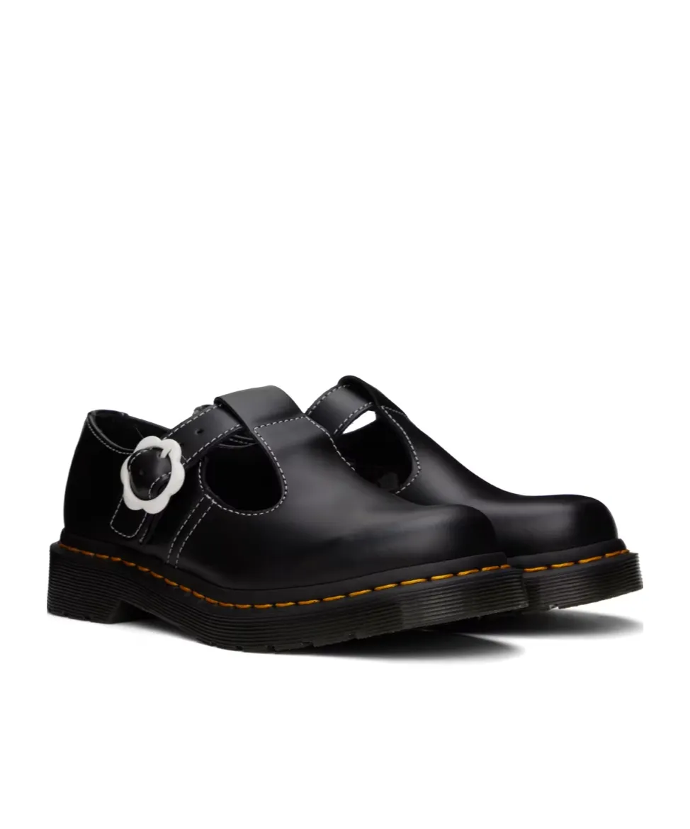 Polley Upper Hollowed Out Mary Jane Shoes