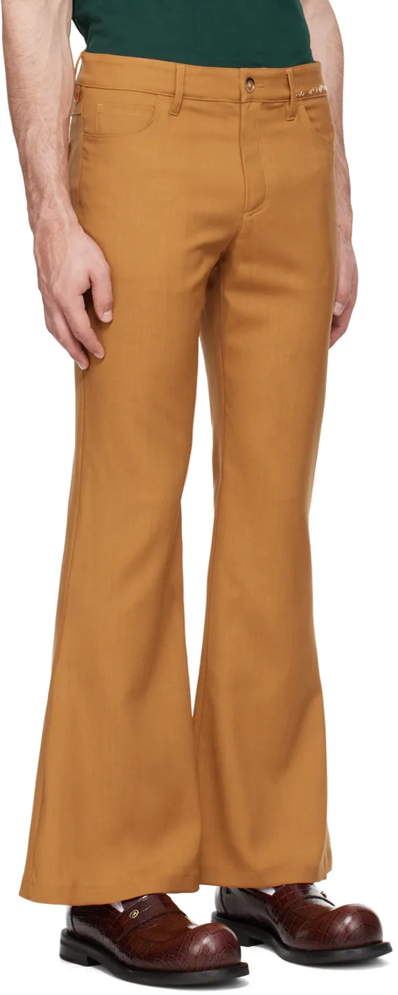 Belt-Loop Casual Pants