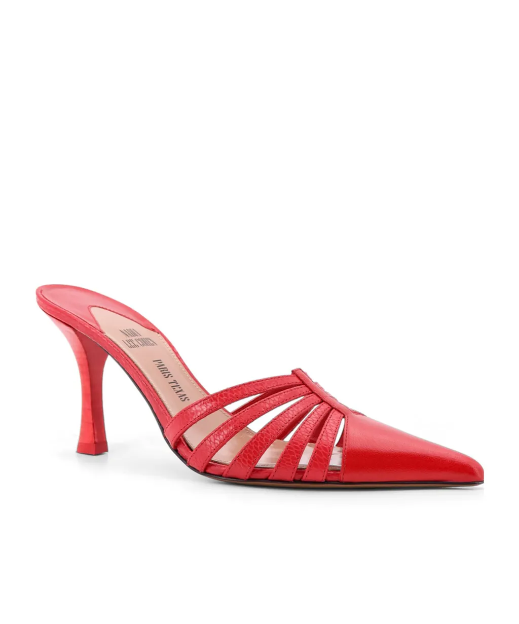 Paris Texas Nadia Cut-Out Mules