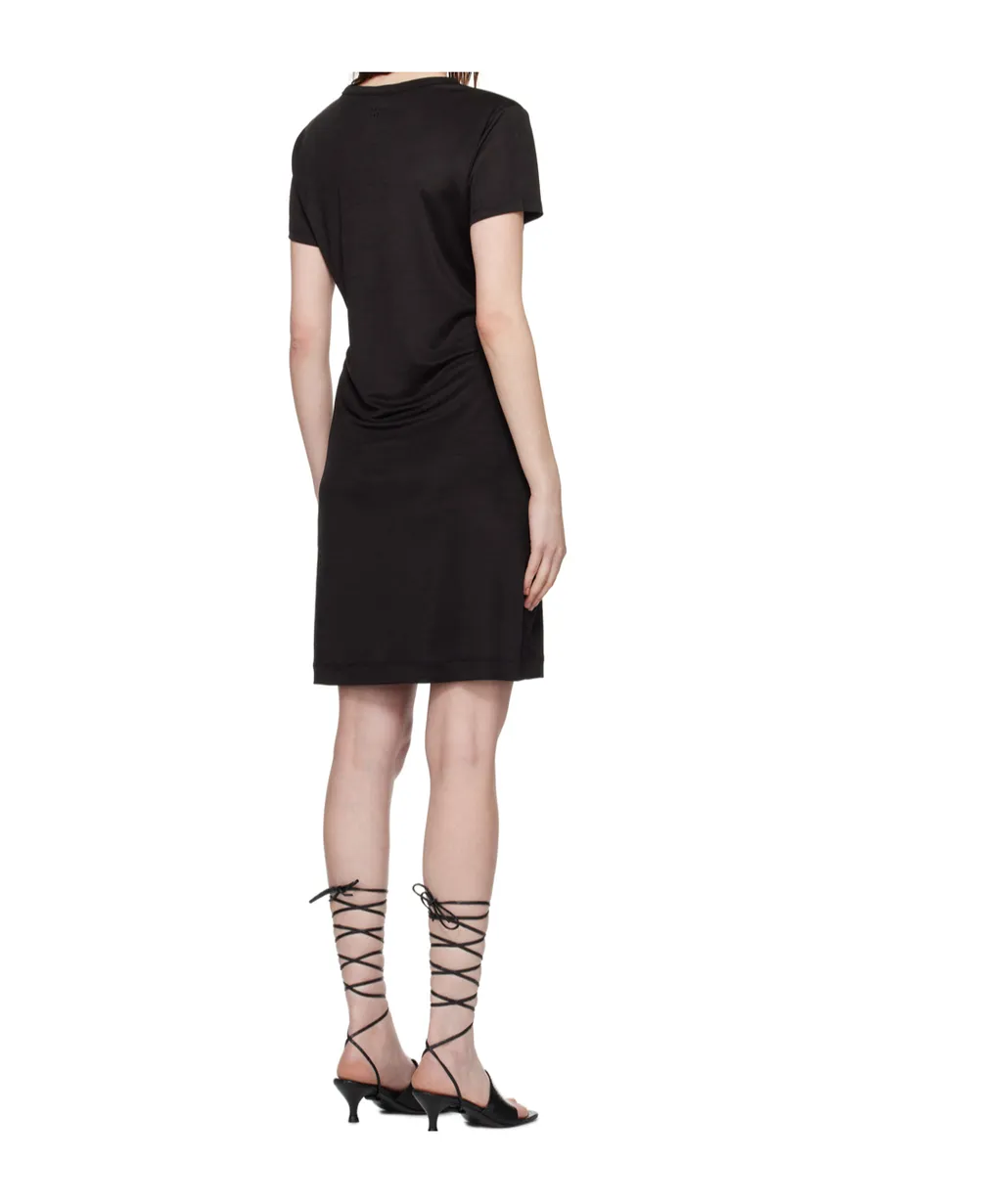 Black Shiny Minidress