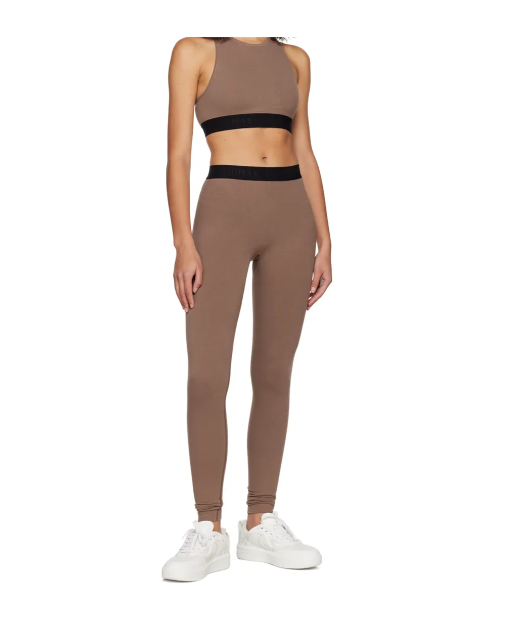 Taupe Racer Back Tank Top