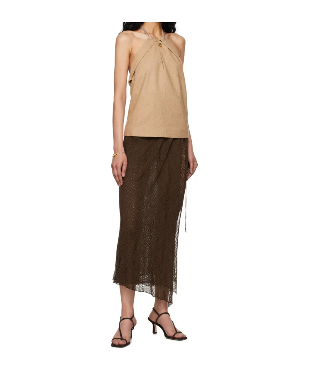 V-Neck Tieback Vest