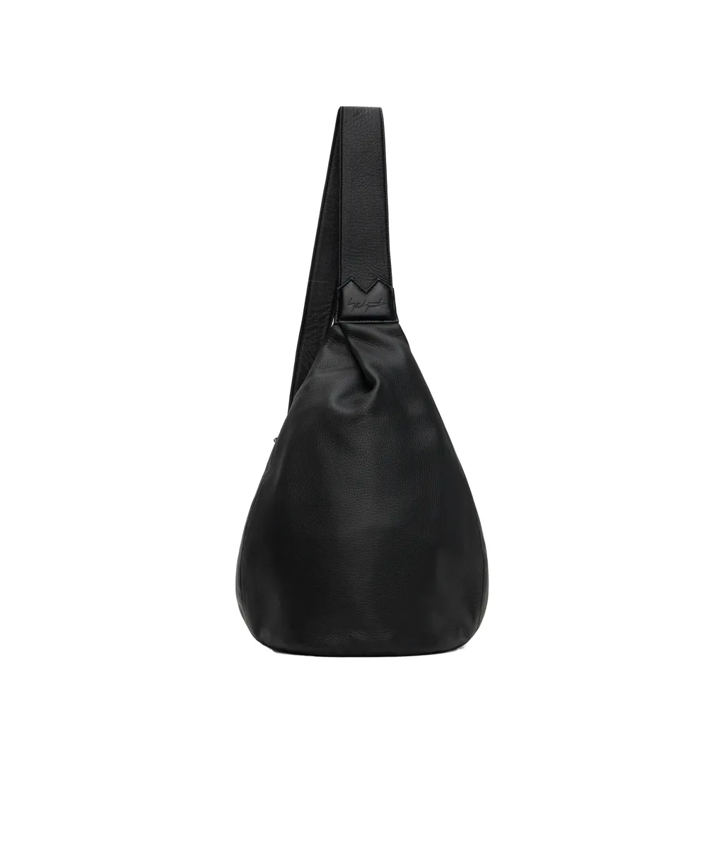 Discord Yohji Yamamoto Logo Embossed Single Strapped Shoulder Bag