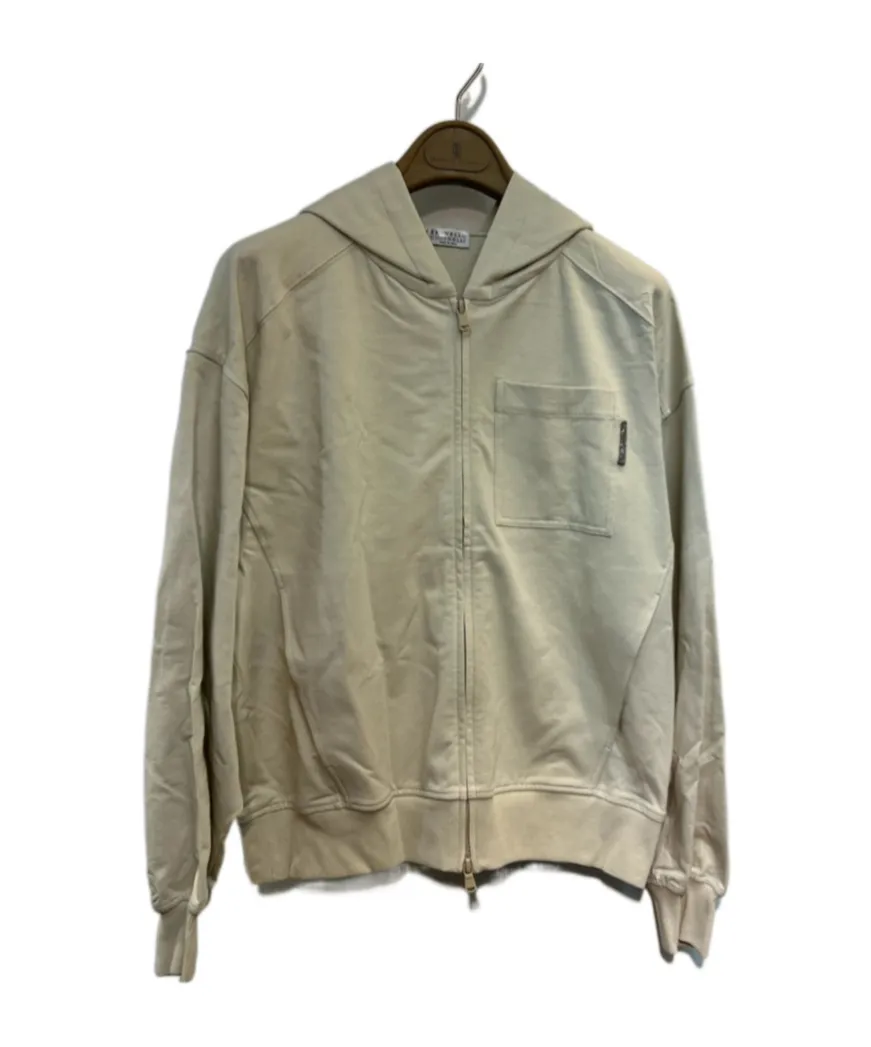 Zip-Up Cotton Hoodie