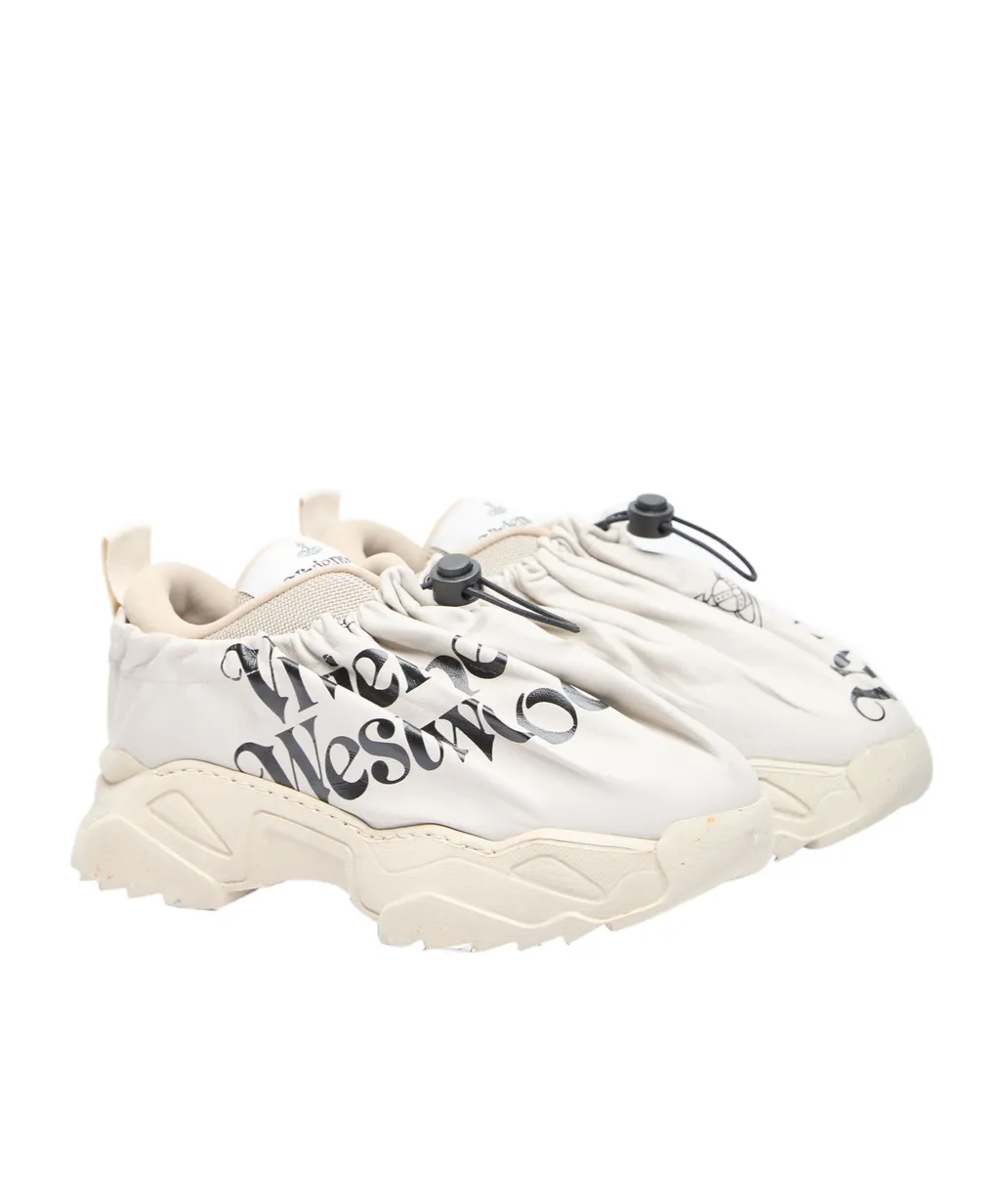 Logo-Print Drawstring Sneakers