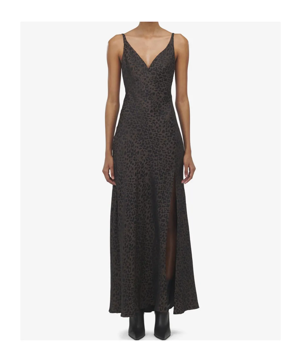 Alexander Mcqueen Leopard Jacquard Dress