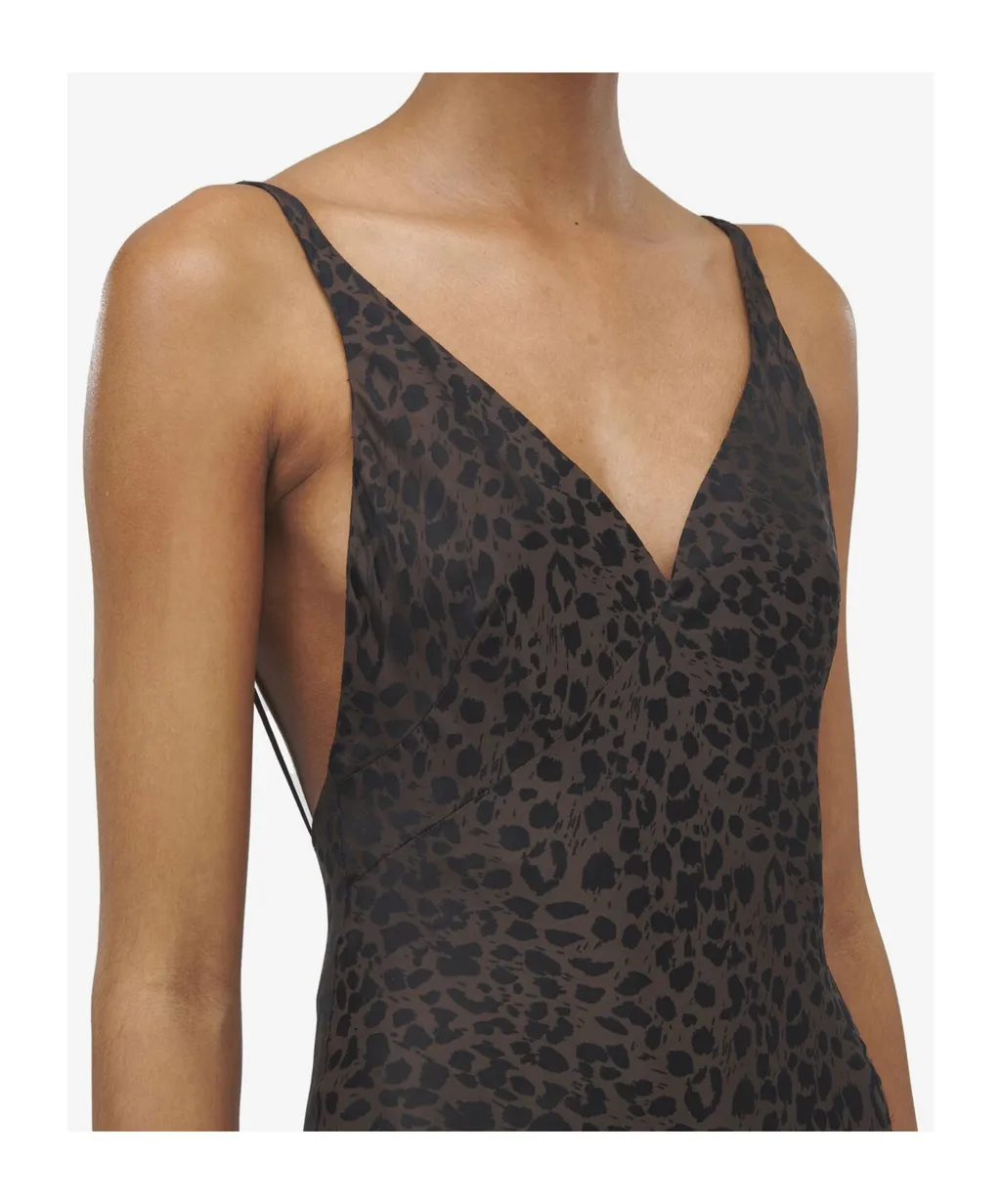 Alexander Mcqueen Leopard Jacquard Dress