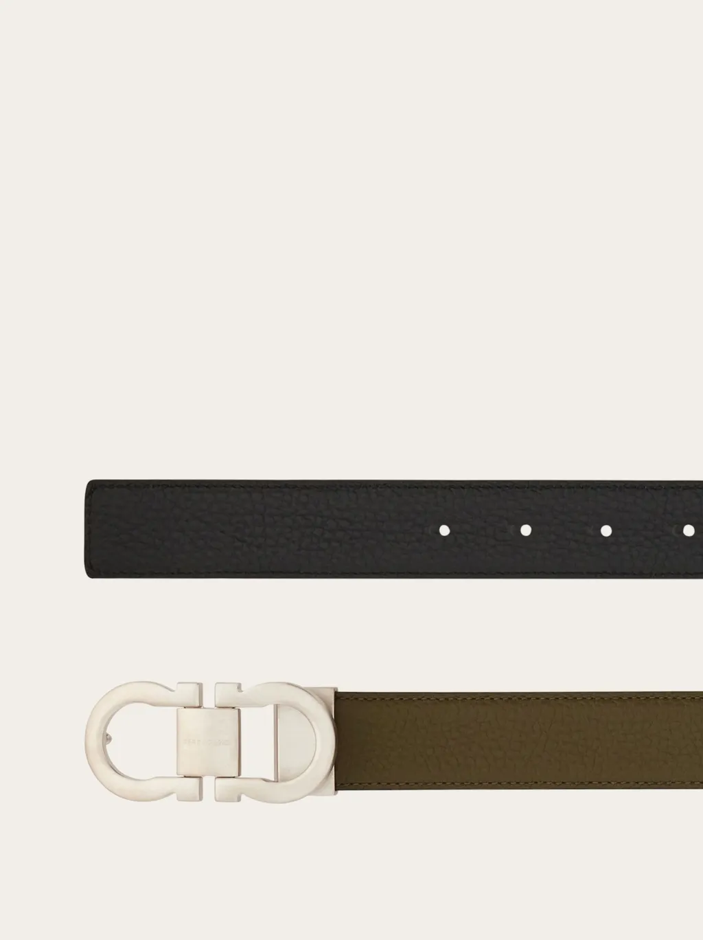 Salvatore Ferragamo Gancini-Buckle Reversible Belt