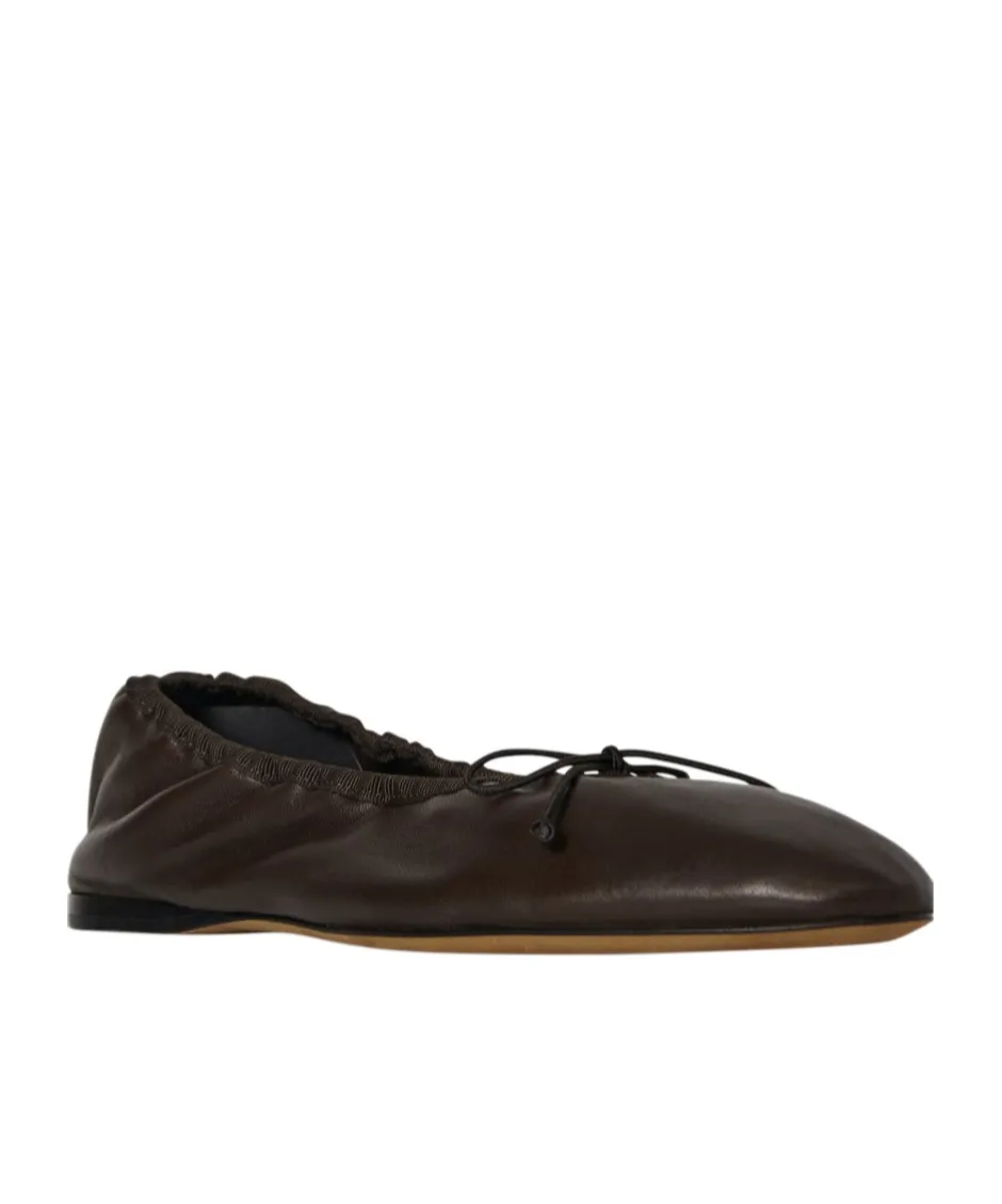 The Row Hereditas Bow Detailed Ballet Flats
