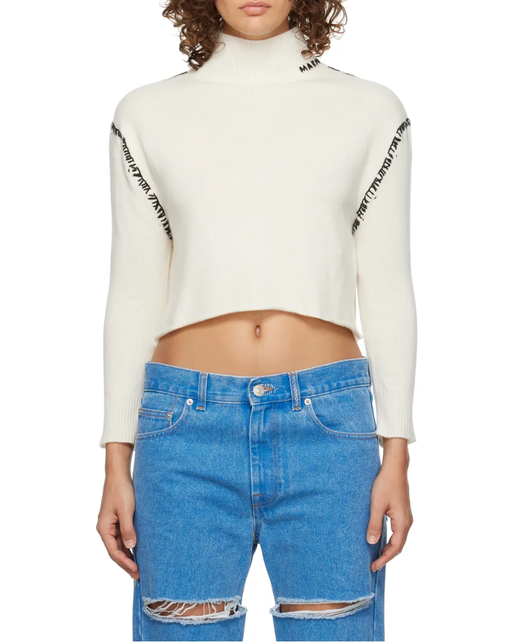 Marni Turtleneck Knit Jumper