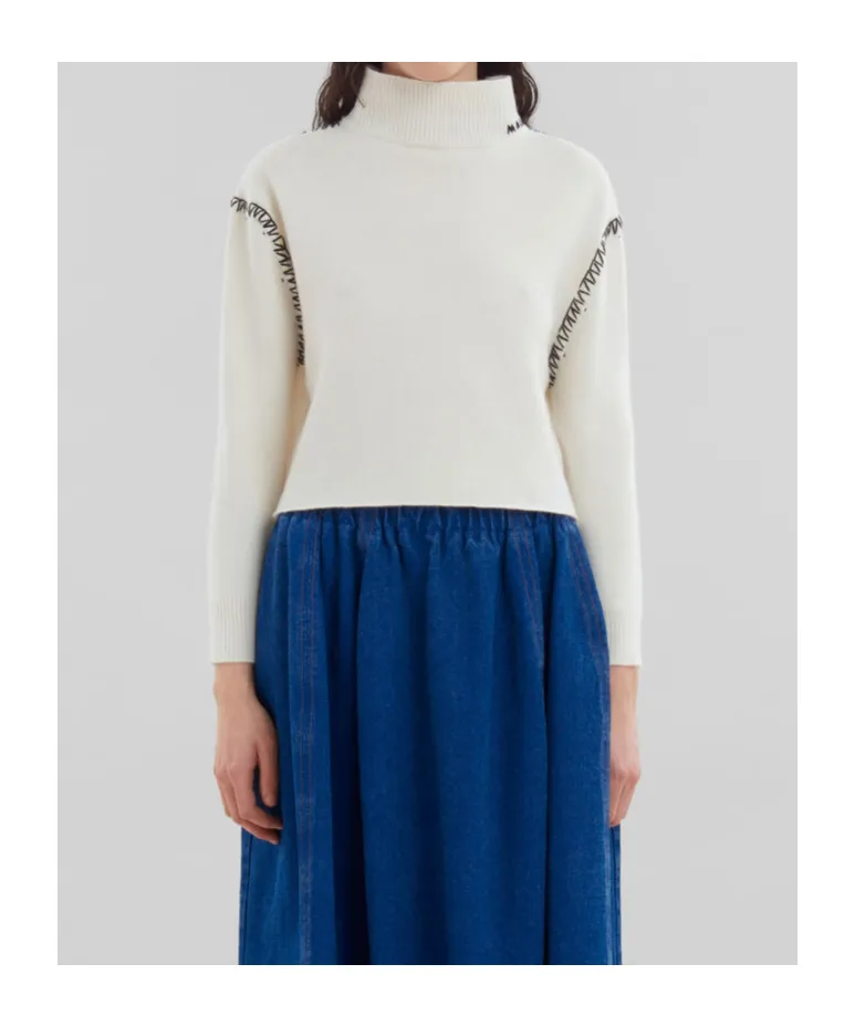 Marni Turtleneck Knit Jumper