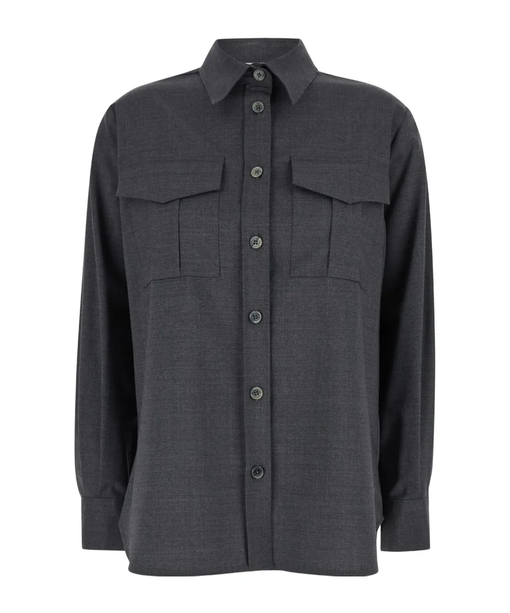 P.A.R.O.S.H. Button-Up Long-Sleeved Shirt
