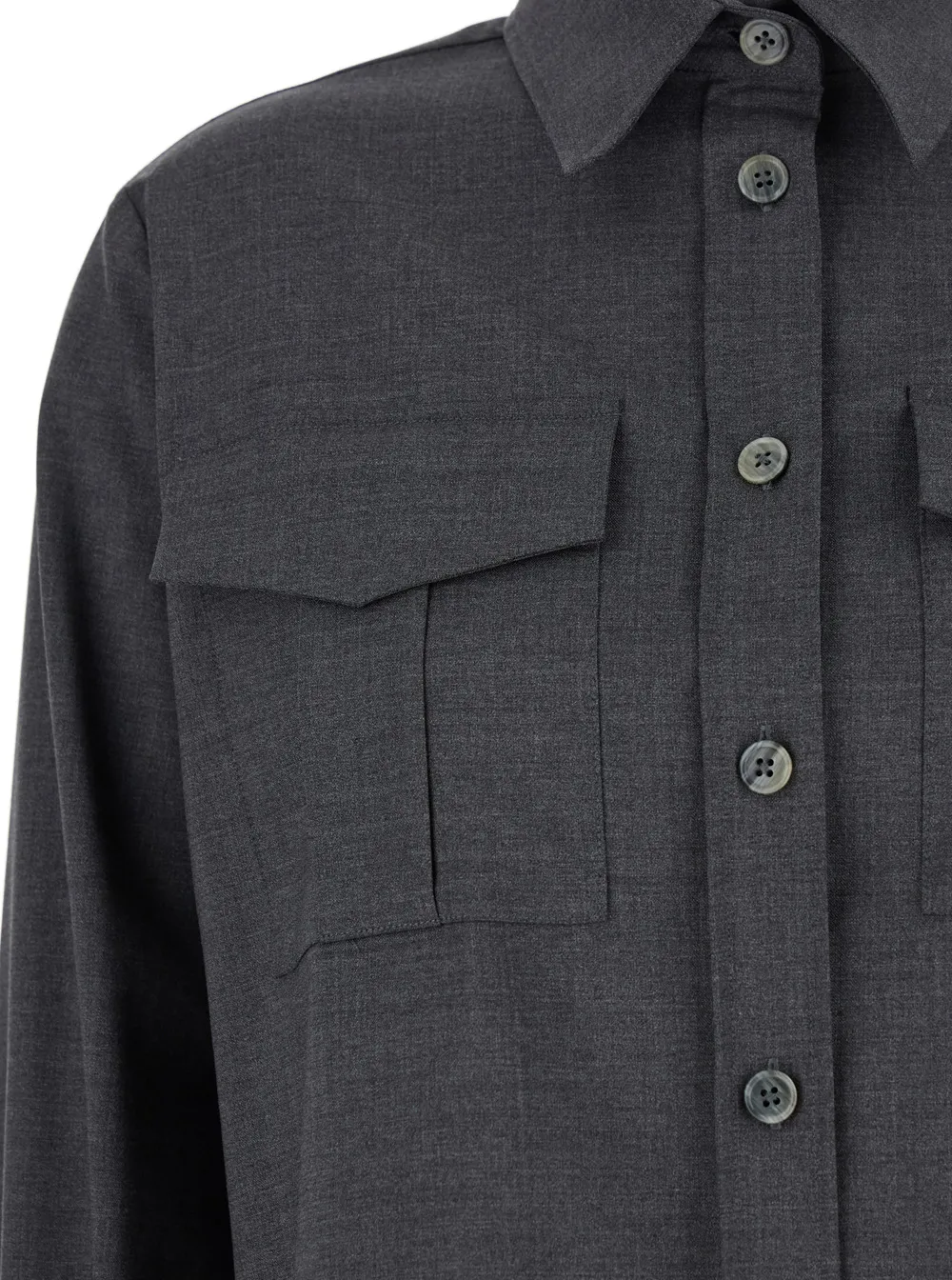 P.A.R.O.S.H. Button-Up Long-Sleeved Shirt