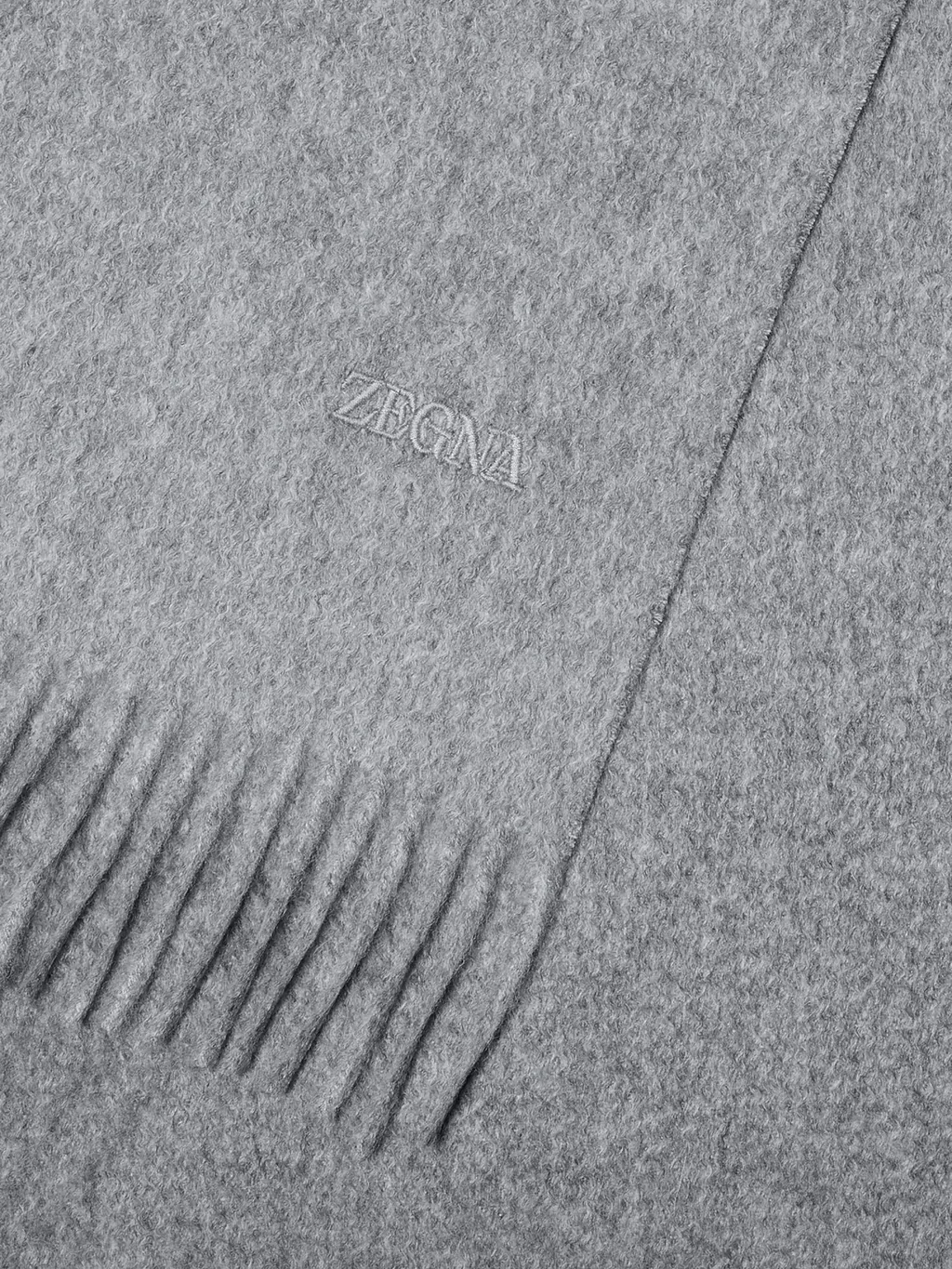 Zegna Oasi Fringed Scarf