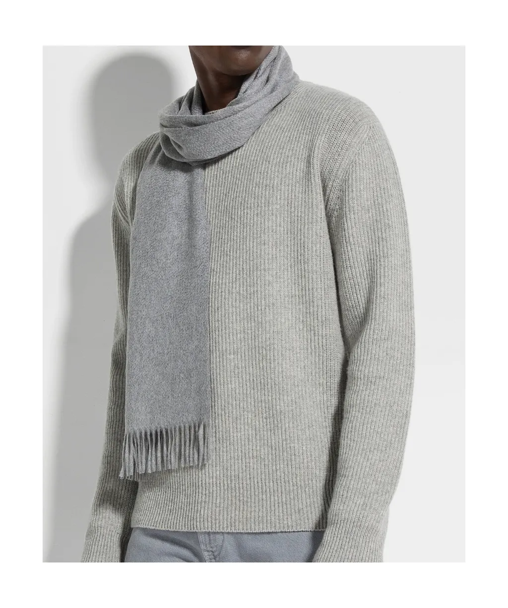 Zegna Oasi Fringed Scarf
