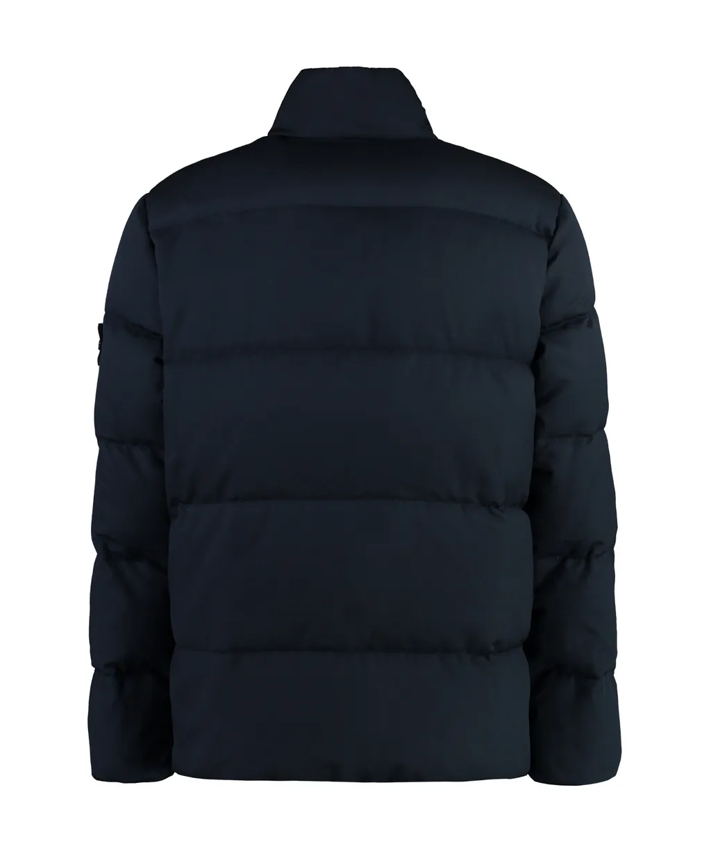 Stone Island Logo Patch Zipped Padded Jacket