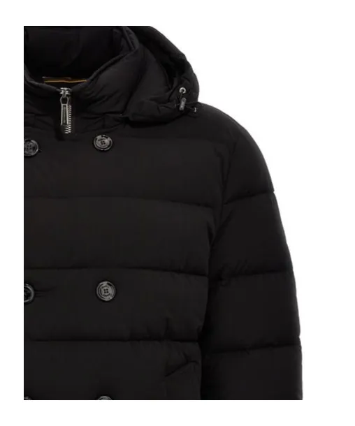 Moorer Florio Double-Breasted Hooded Padded Coat