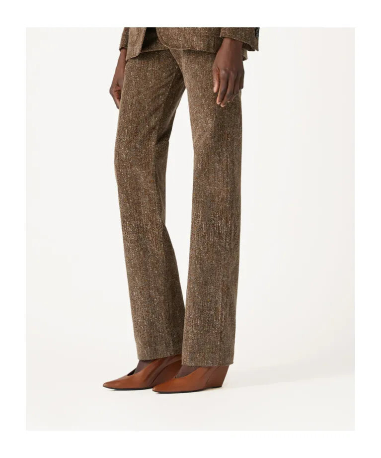 Belt-Loop Casual Pants