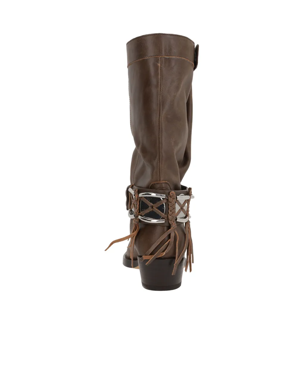 Isabel Marant Ademe Fringed Ankle Boots
