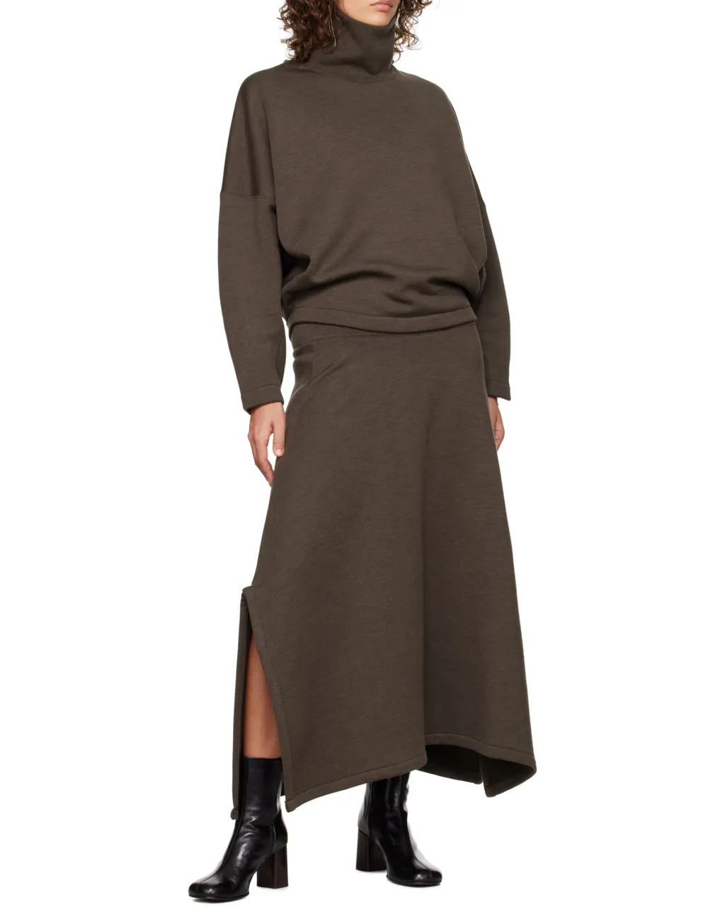Lemaire Side-Slit Waistband Skirt