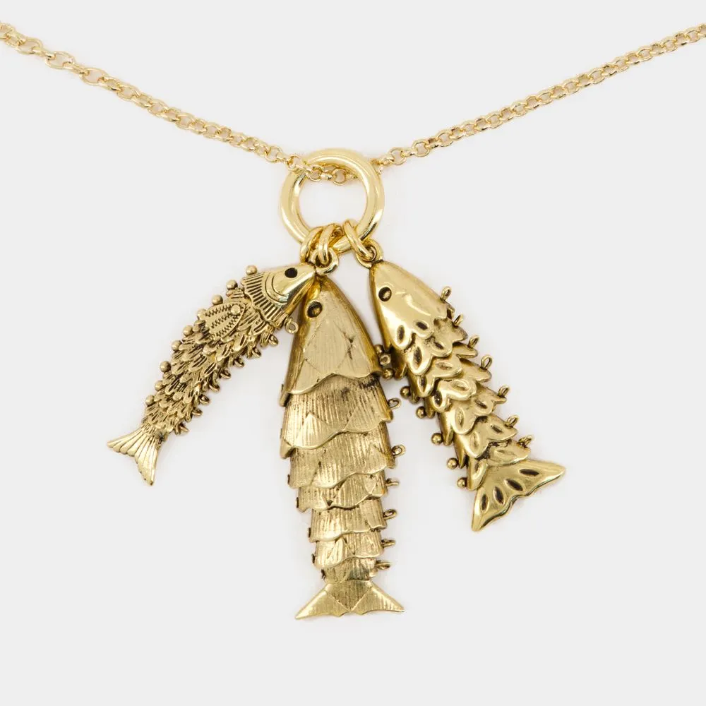 Isabel Marant River Fish Pendant Necklace