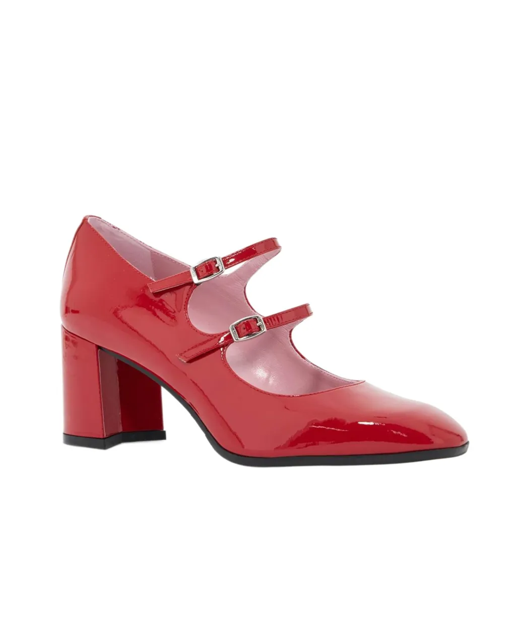 Carel Alice Mary Jane Block Heel Pumps