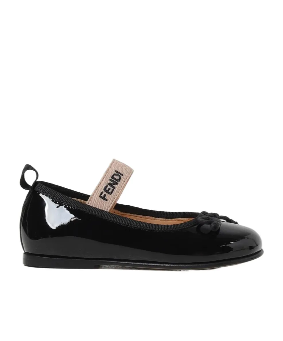 Bow-Detail Ballerina Shoes
