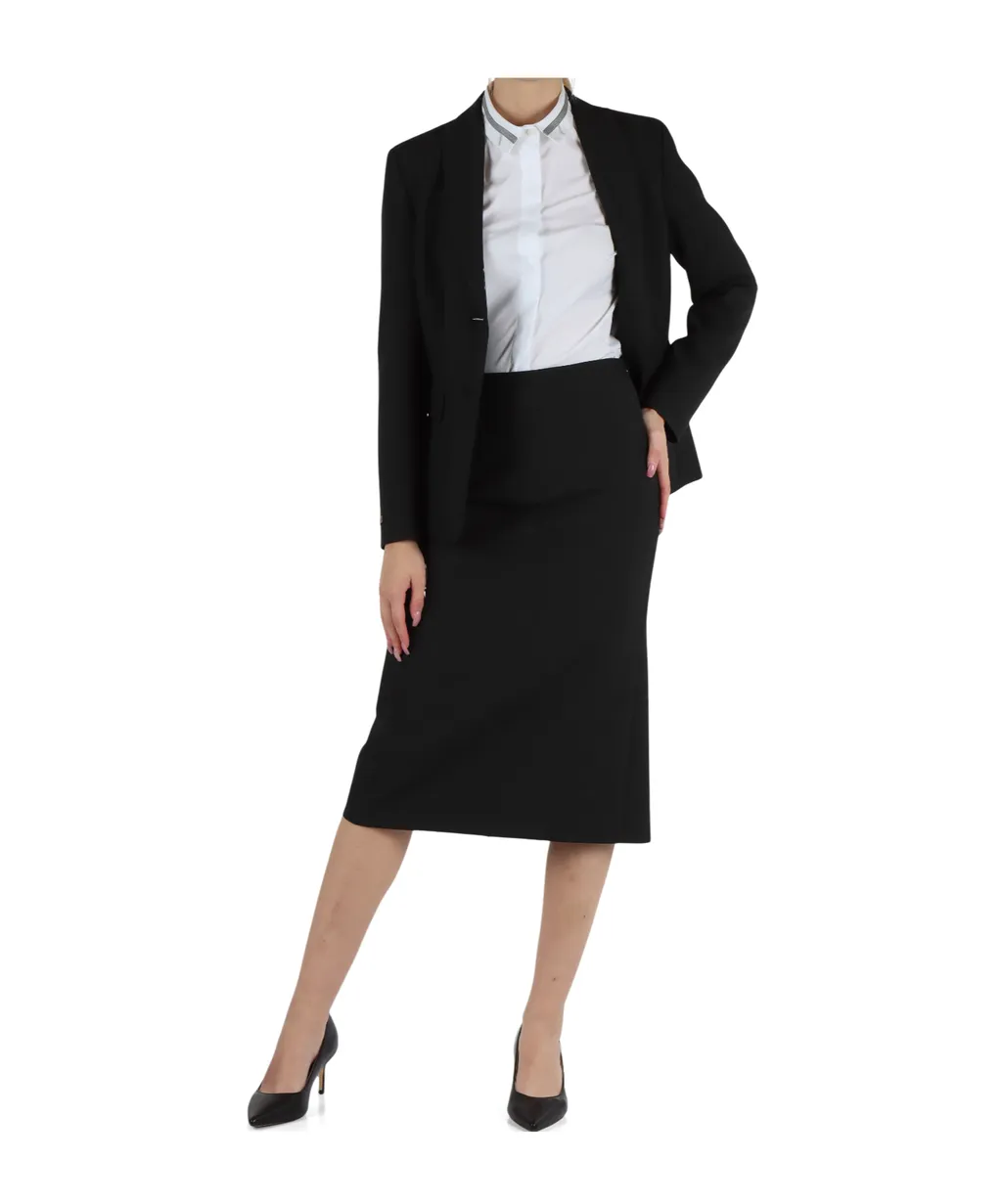 A-Line Midi Skirt