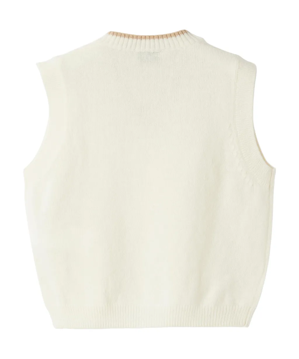Il Gufo V-Neck Knitted Vest