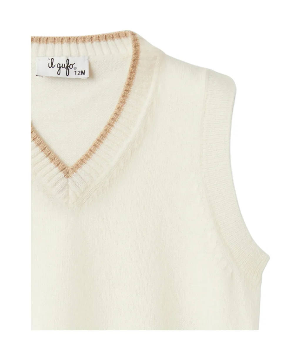 Il Gufo V-Neck Knitted Vest