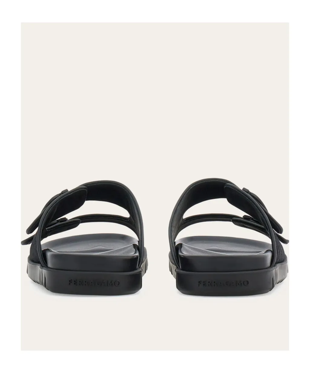 Logo Double Strap Slippers