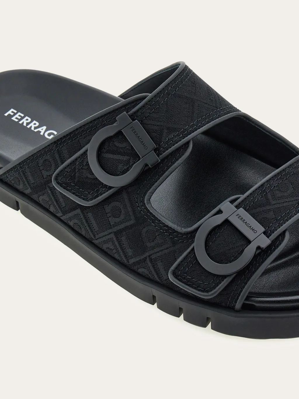 Logo Double Strap Slippers
