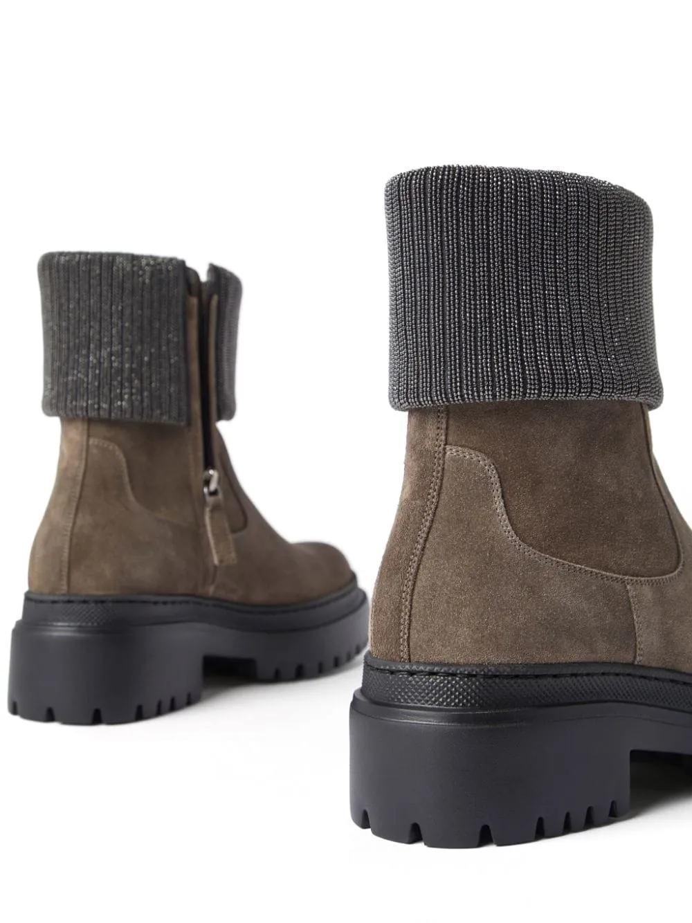 Brunello Cucinelli Monile-Detailed Ankle Boots