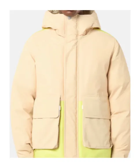 Stone Island Logo-Printed Down Jacket