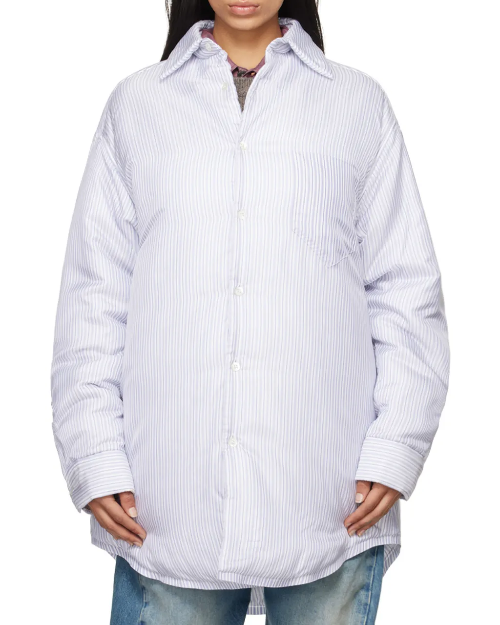Maison Margiela Padded Stripe Shirt