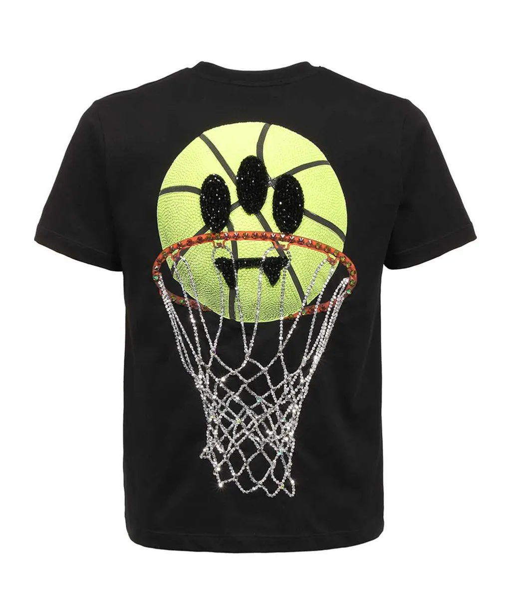 Smiley Face-Print T-Shirt